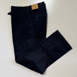 Weatherproof Vintage Men's Navy Blue Corduroy Relaxed Fit Pants